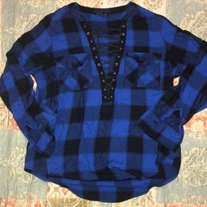 Blue Express Flannel